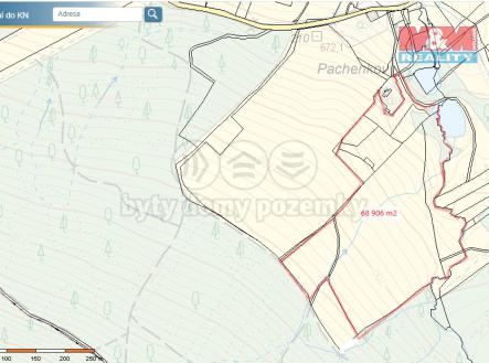 Prodej - pozemek, trvalý travní porost, 68 906 m²