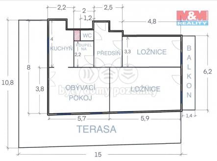 Prodej bytu, 3+kk, 79 m²