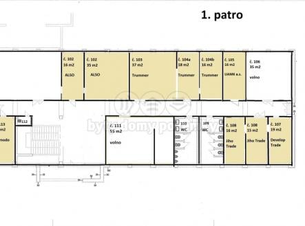 Pronájem - kanceláře, 70 m²