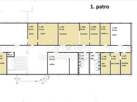 Pronájem - kanceláře, 35 m²