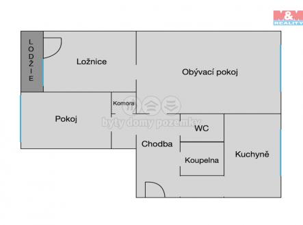 Pronájem bytu, 3+1, 68 m²