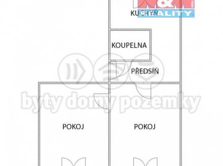 Prodej bytu, 2+1, 59 m²