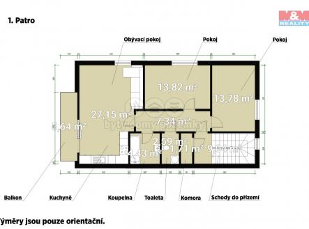 Prodej bytu, 3+kk, 77 m²