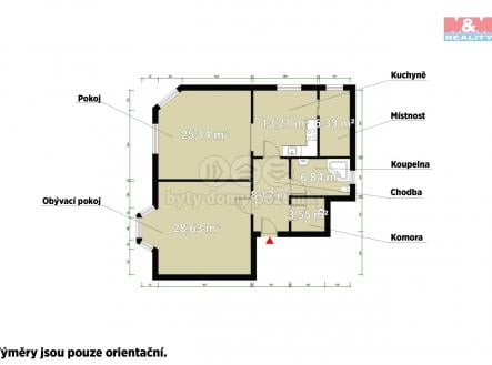 Pronájem bytu, 3+1, 91 m²