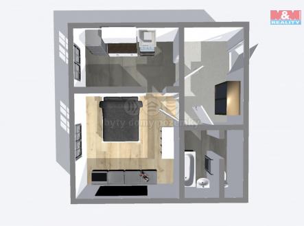 Prodej bytu, 1+1, 36 m²