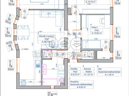 Prodej bytu, 4+kk, 86 m²