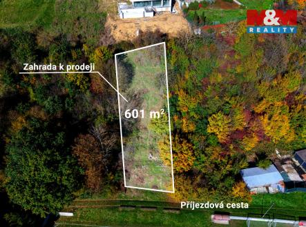 Prodej pozemku, zahrada, 601 m²