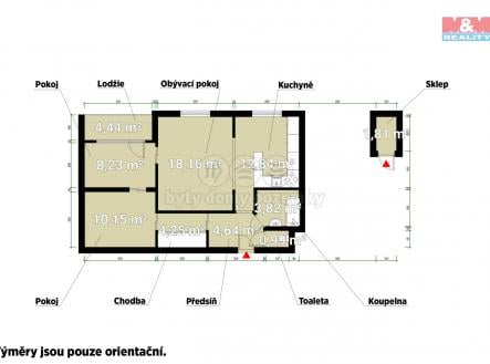 Prodej bytu, 3+kk, 67 m²