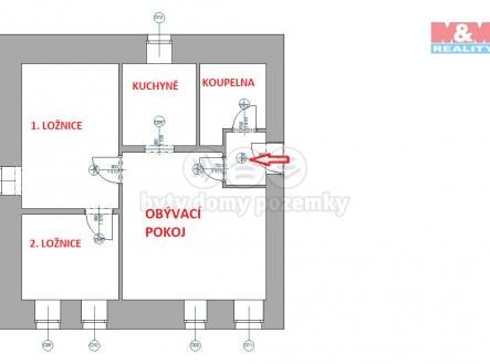 Prodej bytu, 3+1, 56 m²