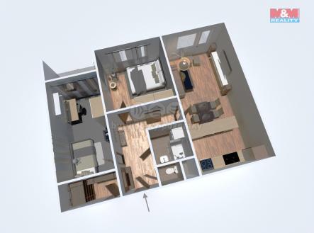 Prodej bytu, 3+kk, 62 m²