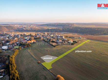 Prodej - pozemek, zemědělská půda, 860 m²