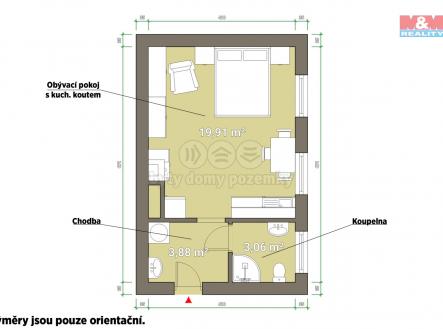 Pronájem - dům/vila, 35 m²