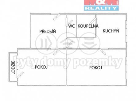 Pronájem bytu, 2+1, 60 m²