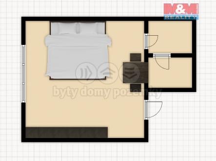 Pronájem bytu, 1+1, 28 m²