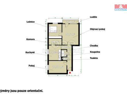 Pronájem bytu, 3+1, 72 m²