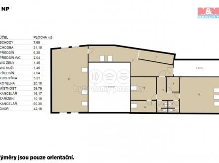 Pronájem - kanceláře, 570 m²