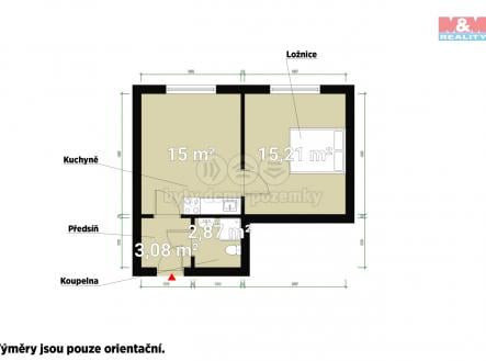 Prodej bytu, 2+kk, 36 m²