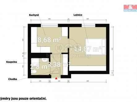 Prodej bytu, 1+1, 30 m²