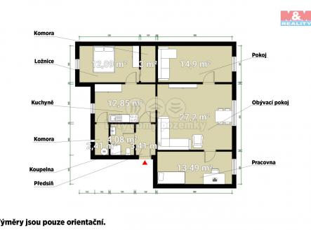 Prodej bytu, 4+1, 93 m²