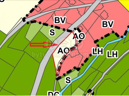 Prodej - pozemek, trvalý travní porost, 1 180 m²