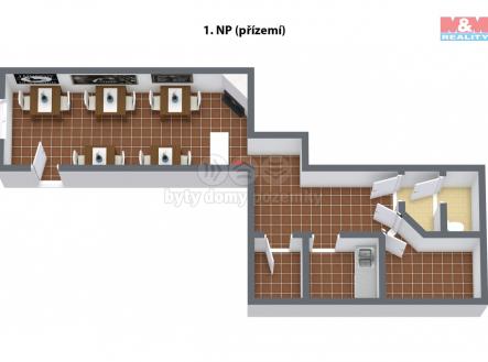 Pronájem - obchodní prostor, 38 m²