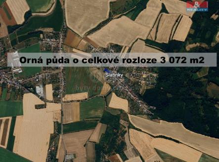 Prodej - pozemek, zemědělská půda, 3 072 m²