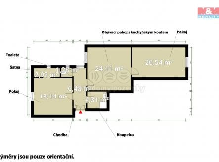 Prodej bytu, 3+kk, 88 m²