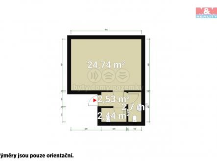 Pronájem - kanceláře, 32 m²