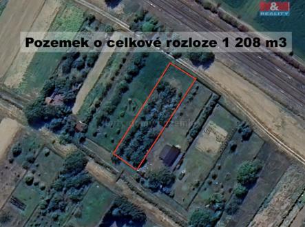 Prodej - pozemek, zahrada, 1 208 m²