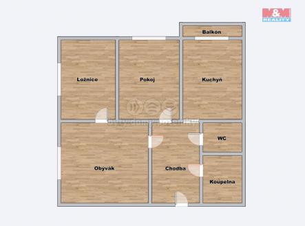 Prodej bytu, 3+1, 67 m²