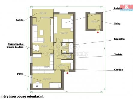 Prodej bytu, 3+kk, 81 m²