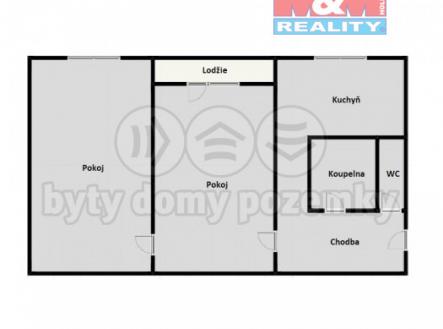 Prodej bytu, 2+1, 55 m²