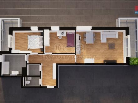 Prodej bytu, 3+kk, 65 m²