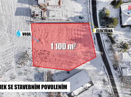 Prodej - pozemek pro bydlení, 1 100 m²