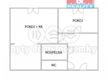 Prodej bytu, 2+kk, 40 m²