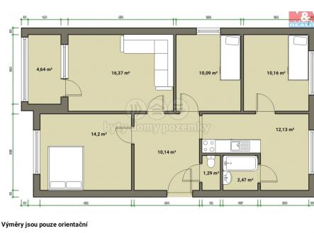 Prodej bytu, 4+1, 82 m²