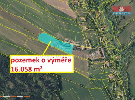 Prodej pozemku, trvalý travní porost, 16 058 m²