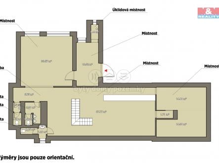 Pronájem - obchodní prostor, 208 m²