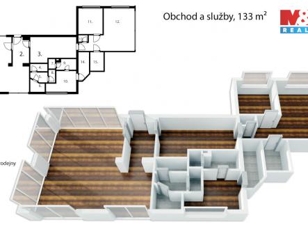 Prodej obchodní prostor, 133 m²