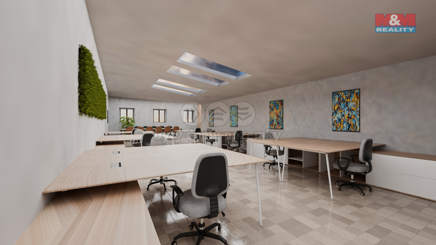 vizualizace komerč. prostor 4. NP