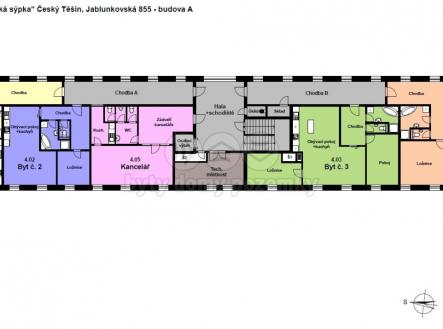 Pronájem bytu, 3+kk, 109 m²