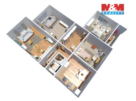 Prodej bytu, 4+1, 88 m²