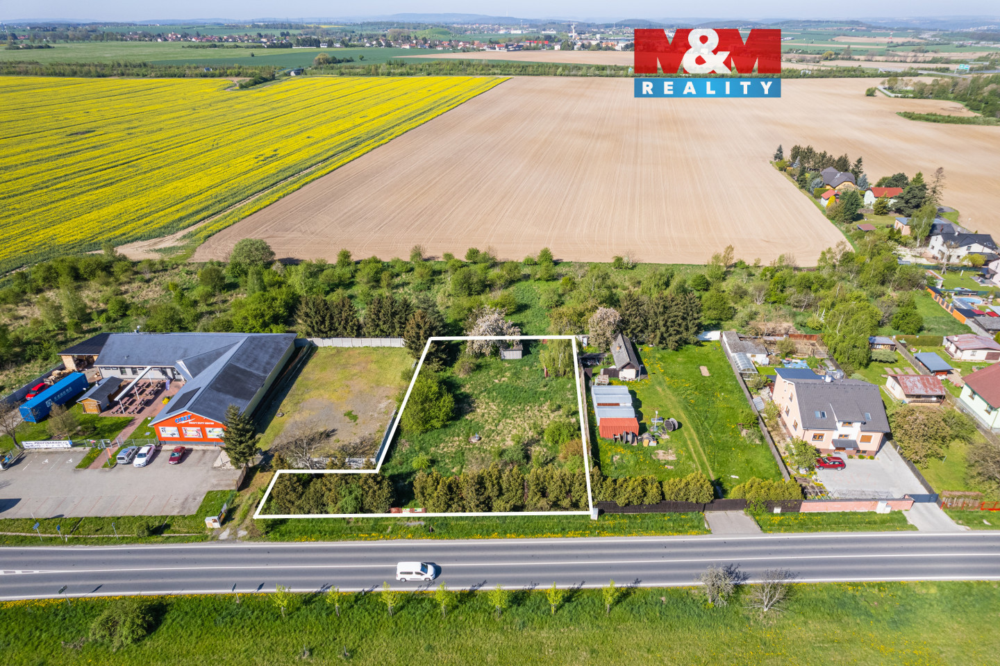 Prodej pozemku k bydlení, 1906 m², Jesenice, ul. Budějovická