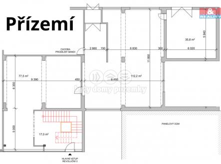 Pronájem výrobní prostor, 635 m²
