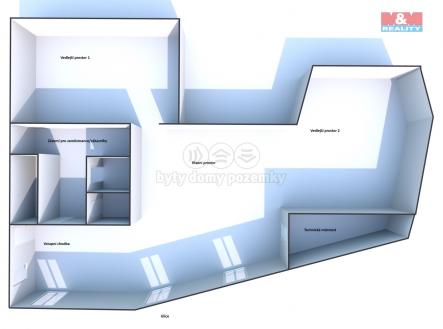 Pronájem - obchodní prostor, 220 m²