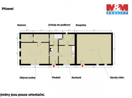 Prodej domu/vily, 72 m²