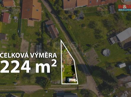 Prodej - pozemek, zahrada, 224 m²