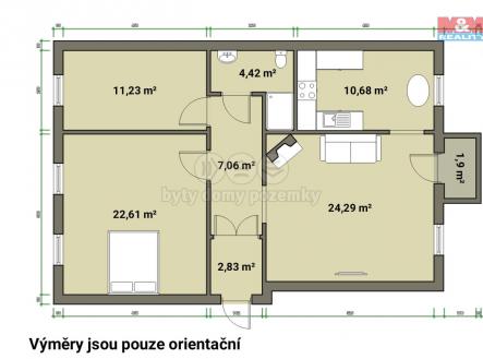 Prodej bytu, 3+1, 105 m²