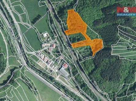 Prodej pozemku, les, 11 283 m²