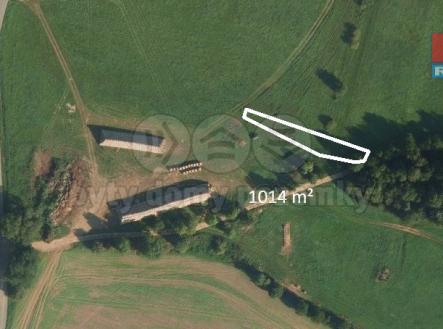 Prodej - pozemek, zemědělská půda, 1 014 m²